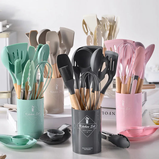 Silicone Kitchenware Non-Stick Cookware Kitchen Utensils